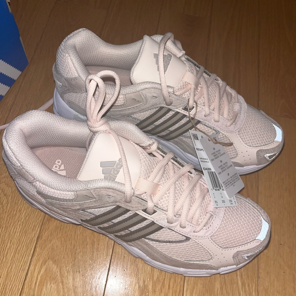 Light pink Adidas sneakers